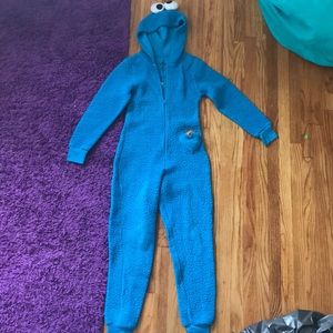 cookie monster onesie